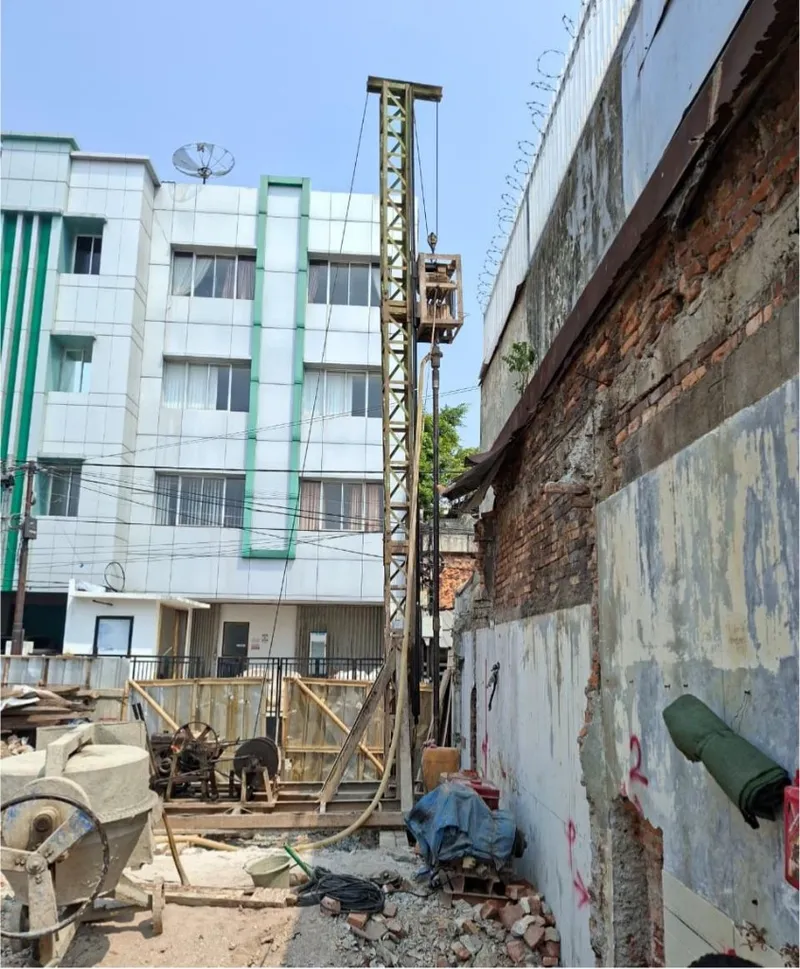 Mesin Mini Crane Aseven Pile